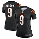 Zennovawear Women's Cincinnati Bengals Joe Burrow Black Legend Player Performance Top