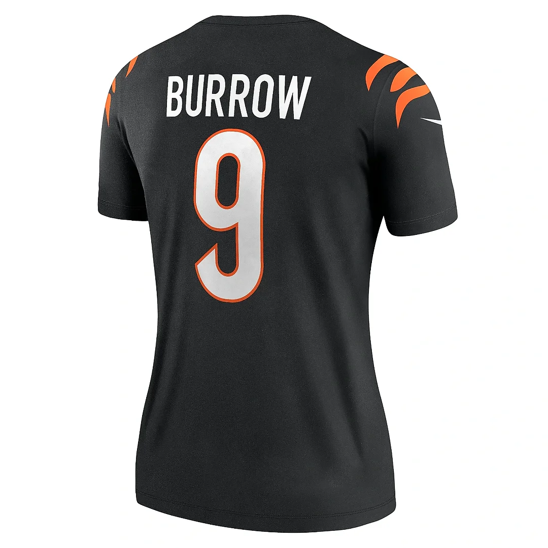 Zennovawear Women's Cincinnati Bengals Joe Burrow Black Legend Player Performance Top