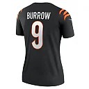 Zennovawear Women's Cincinnati Bengals Joe Burrow Black Legend Player Performance Top