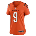 Zennovawear Women's Cincinnati Bengals Joe Burrow Orange Game Jersey
