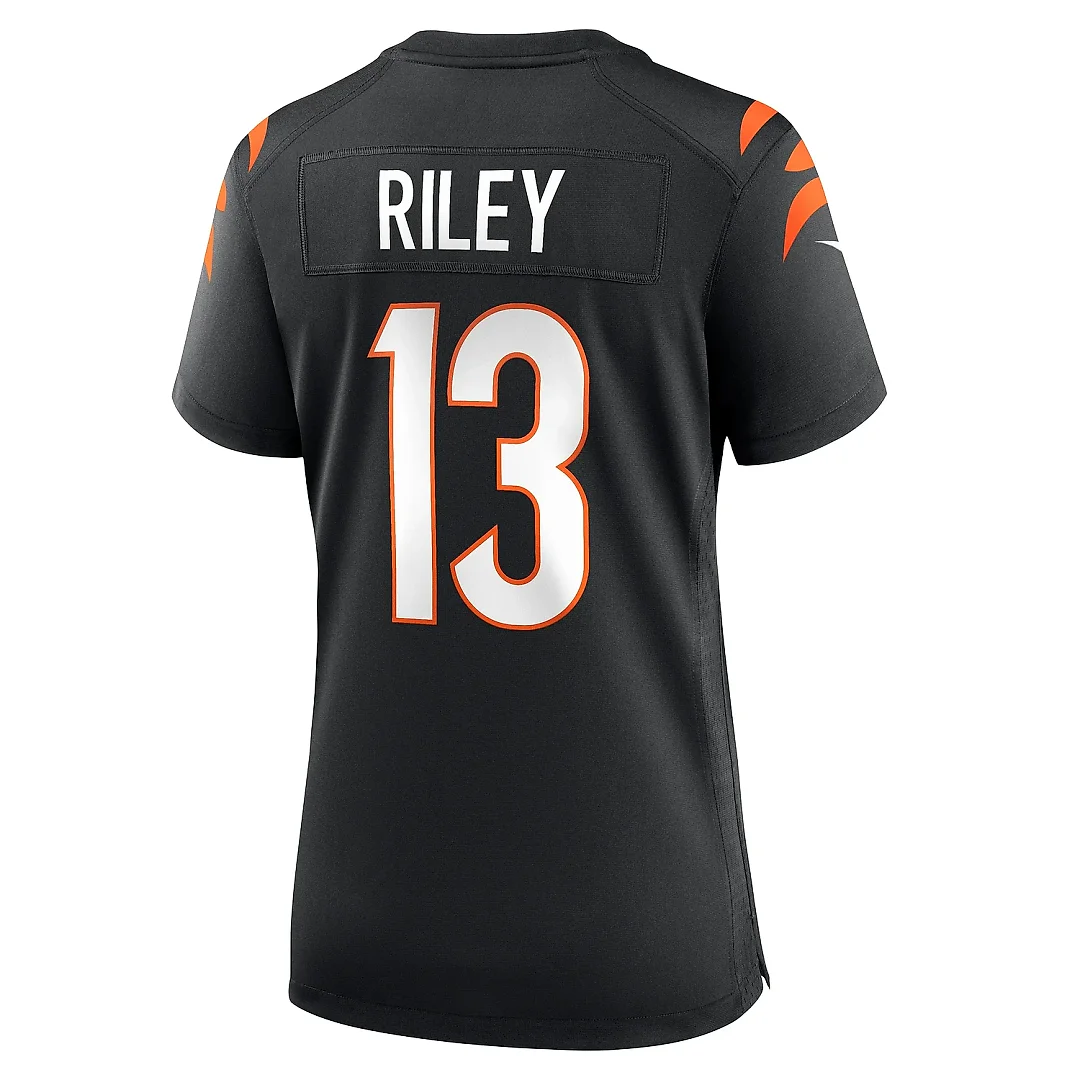 Zennovawear Women's Cincinnati Bengals Ken Riley Black Retired Player Game Jersey