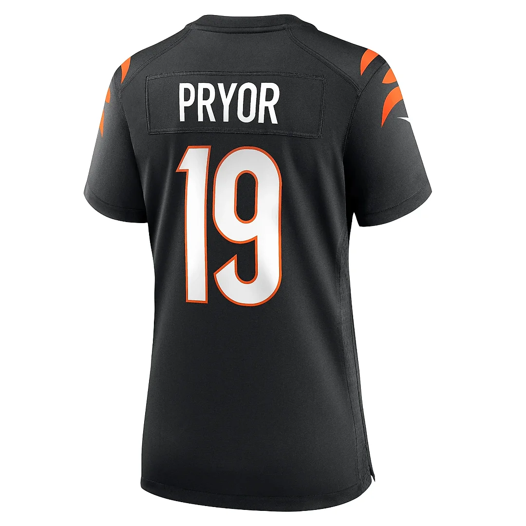 Zennovawear Women's Cincinnati Bengals Kendric Pryor Black Game Jersey