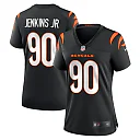 Zennovawear Women's Cincinnati Bengals Kris Jenkins Jr. Black Game Jersey