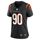 Zennovawear Women's Cincinnati Bengals Kris Jenkins Jr. Black Game Jersey