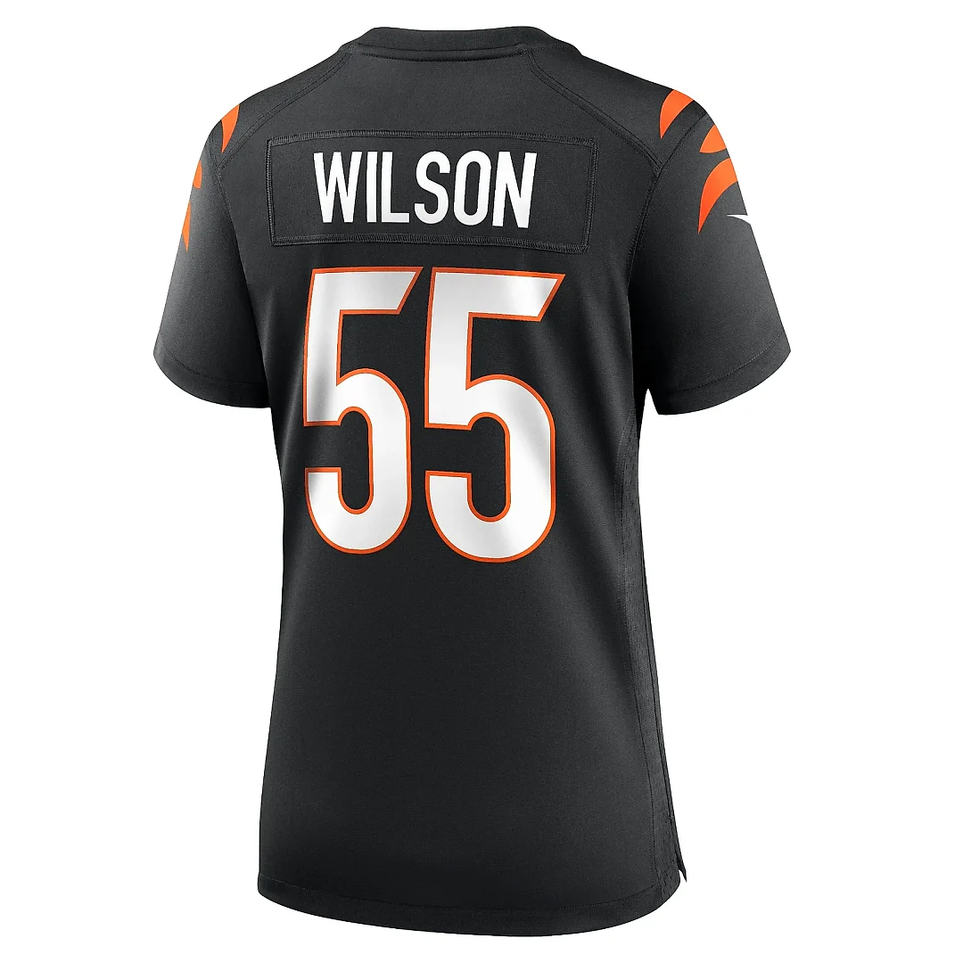 Zennovawear Women's Cincinnati Bengals Logan Wilson Black Game Jersey