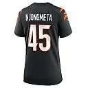 Zennovawear Women's Cincinnati Bengals Maema Njongmeta Black Game Jersey
