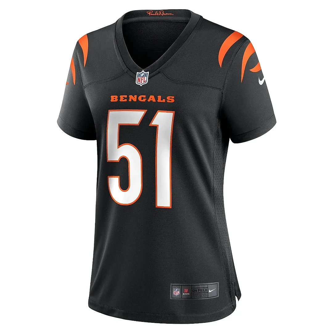 Zennovawear Women's Cincinnati Bengals Markus Bailey Black Game Jersey