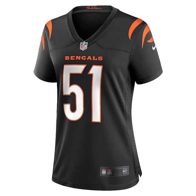 Zennovawear Women's Cincinnati Bengals Markus Bailey Black Game Jersey