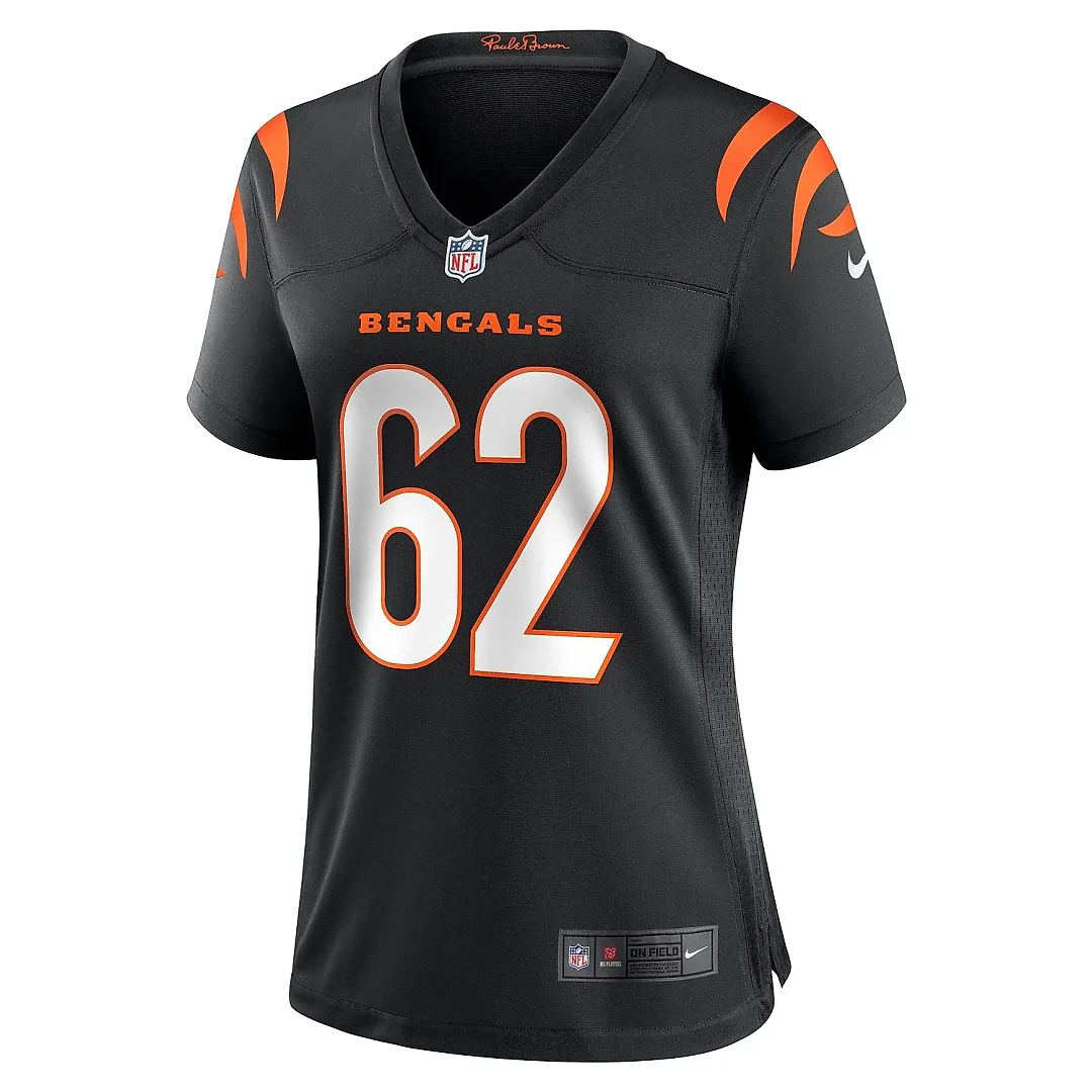Zennovawear Women's Cincinnati Bengals Matt Lee Black Game Jersey