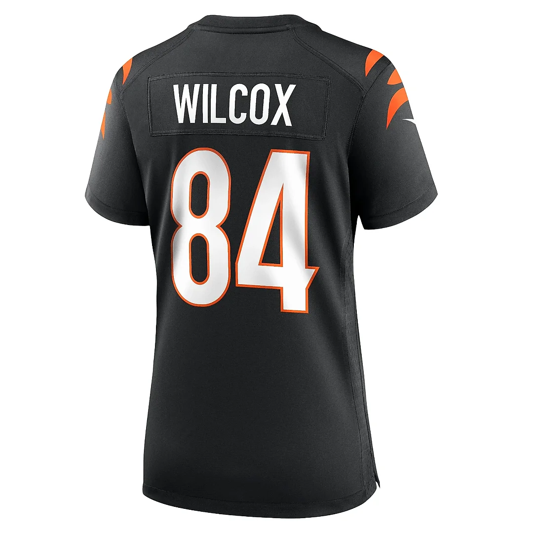 Zennovawear Women's Cincinnati Bengals Mitchell Wilcox Black Player Game Jersey