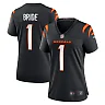 Zennovawear Women's Cincinnati Bengals Number 1 Bride Black Game Jersey