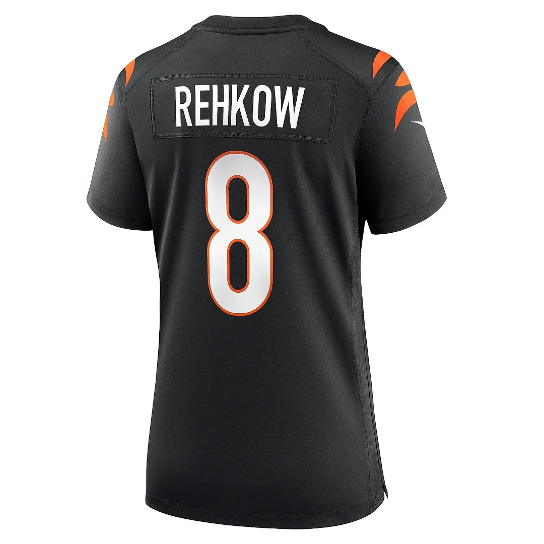 Zennovawear Women's Cincinnati Bengals Ryan Rehkow Black Game Jersey