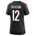 Zennovawear Women's Cincinnati Bengals Shedrick Jackson Black Team Game Jersey