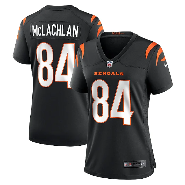 Zennovawear Women's Cincinnati Bengals Tanner McLachlan Black Game Jersey