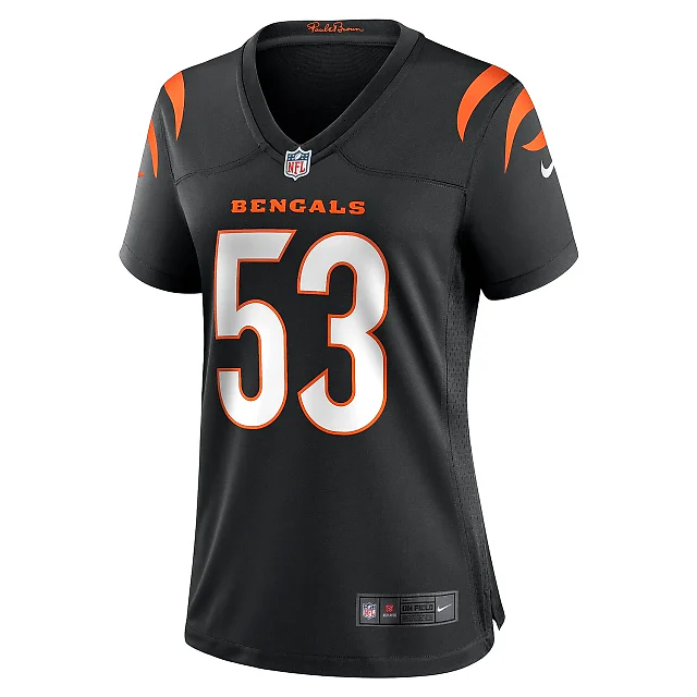 Zennovawear Women's Cincinnati Bengals TJ Pesefea Black Team Game Jersey