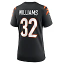 Zennovawear Women's Cincinnati Bengals Trayveon Williams Black Game Jersey