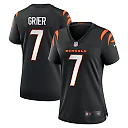 Zennovawear Women's Cincinnati Bengals Will Grier Black Team Game Jersey