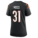 Zennovawear Women's Cincinnati Bengals Zack Moss Black Game Jersey