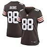 Zennovawear Women's Cleveland Browns Akins Brown Game Jersey