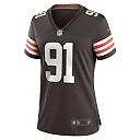 Zennovawear Women's Cleveland Browns Alex Wright Brown Team Game Jersey