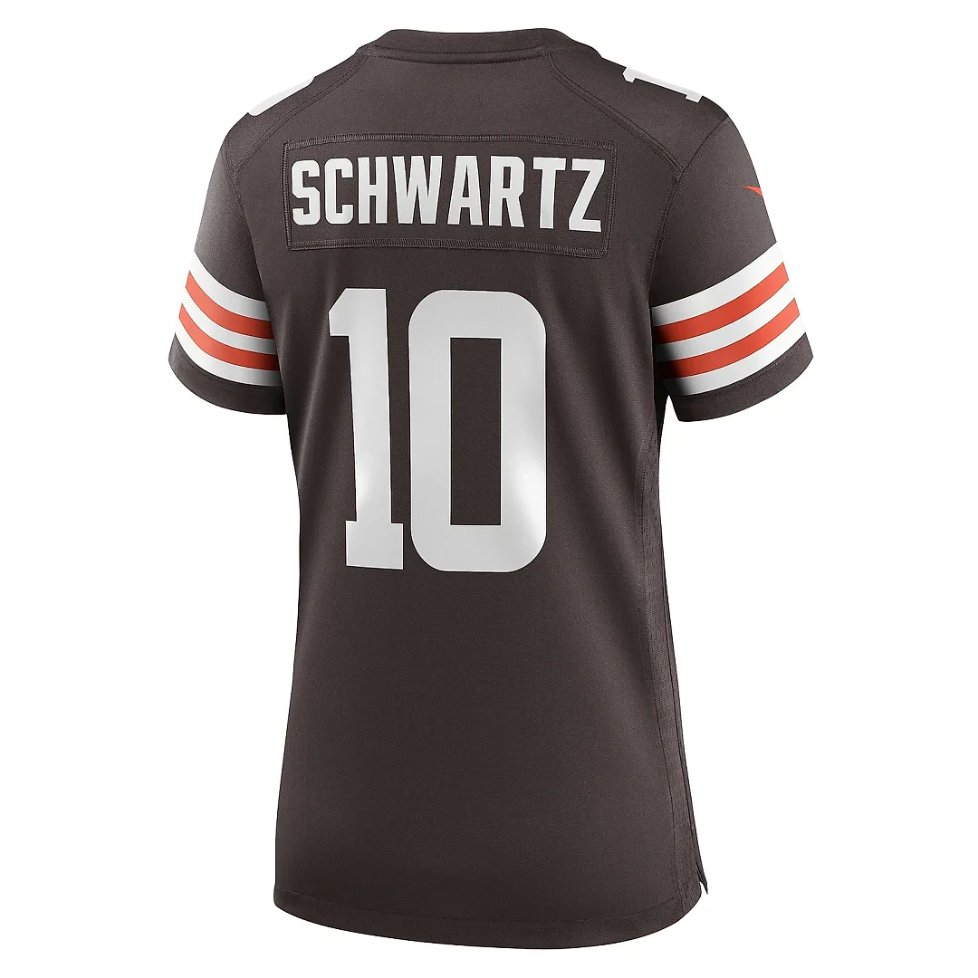 Zennovawear Women's Cleveland Browns Anthony Schwartz Brown Game Jersey
