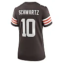 Zennovawear Women's Cleveland Browns Anthony Schwartz Brown Game Jersey