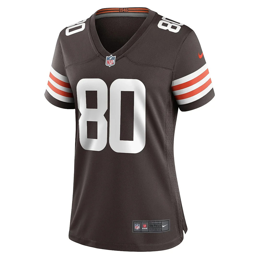 Zennovawear Women's Cleveland Browns Austin Watkins Jr. Brown Team Game Jersey