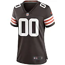 Zennovawear Women's Cleveland Browns Brown Custom Game Jersey