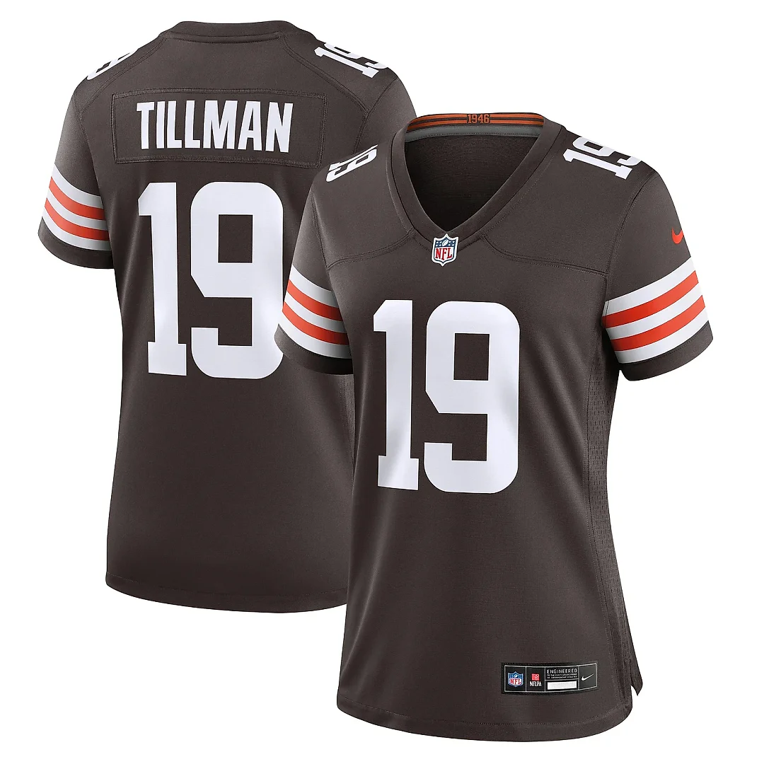 Zennovawear Women's Cleveland Browns Cedric Tillman Brown Game Jersey