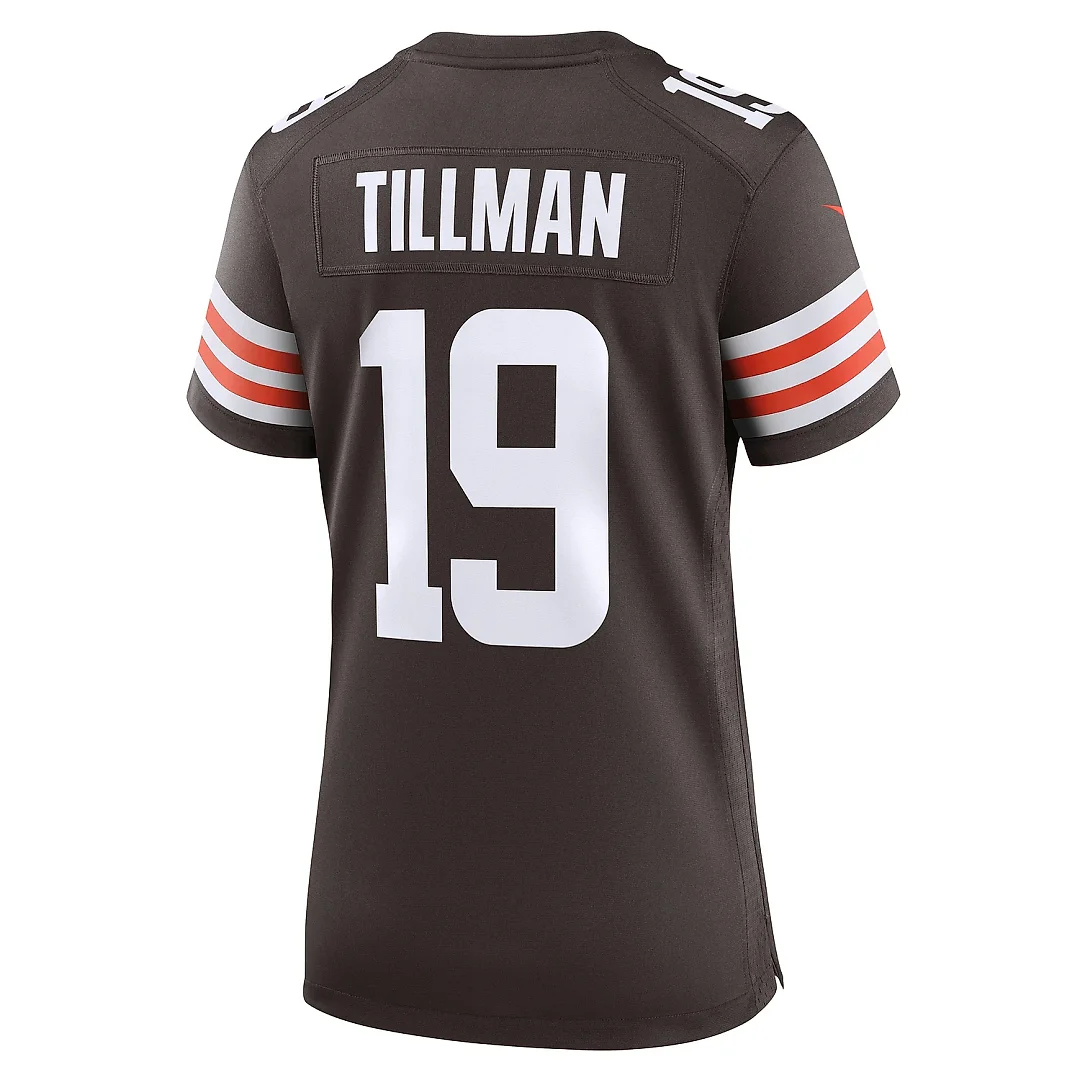 Zennovawear Women's Cleveland Browns Cedric Tillman Brown Game Jersey