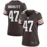 Zennovawear Women's Cleveland Browns Charley Hughlett Brown Game Jersey