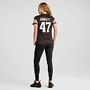 Zennovawear Women's Cleveland Browns Charley Hughlett Brown Game Jersey