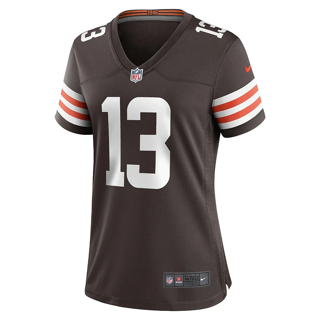Zennovawear Women's Cleveland Browns Corey Bojorquez Brown Game Jersey