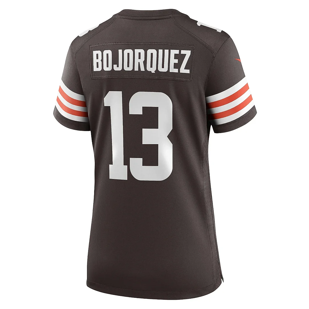Zennovawear Women's Cleveland Browns Corey Bojorquez Brown Game Jersey