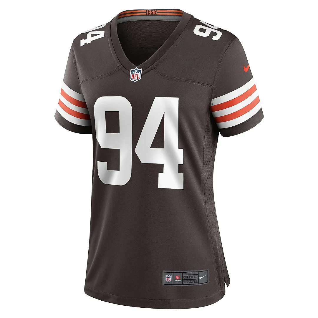 Zennovawear Women's Cleveland Browns Dalvin Tomlinson Brown Game Player Jersey