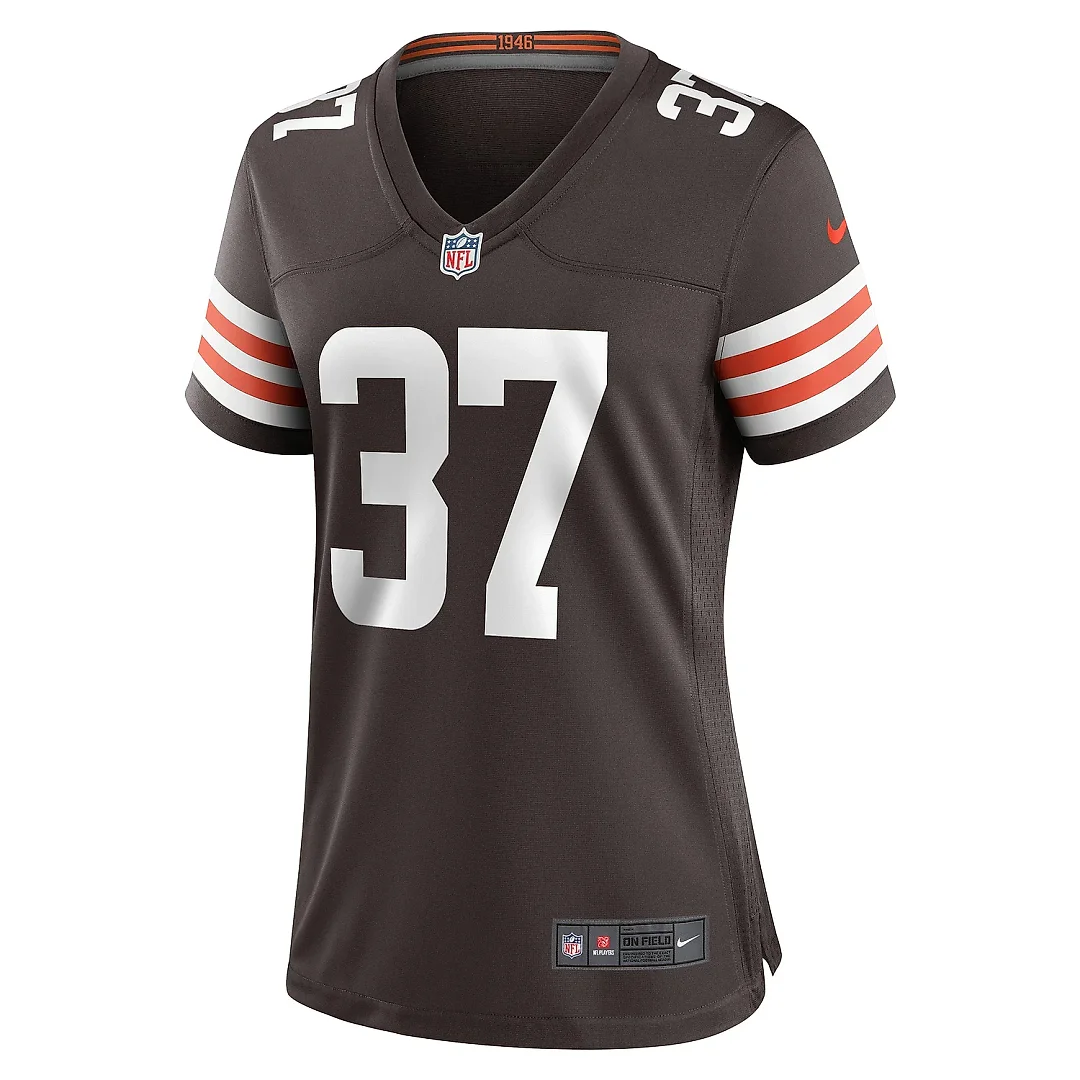 Zennovawear Women's Cleveland Browns D'Anthony Bell Brown Game Player Jersey