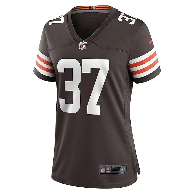 Zennovawear Women's Cleveland Browns D'Anthony Bell Brown Game Player Jersey