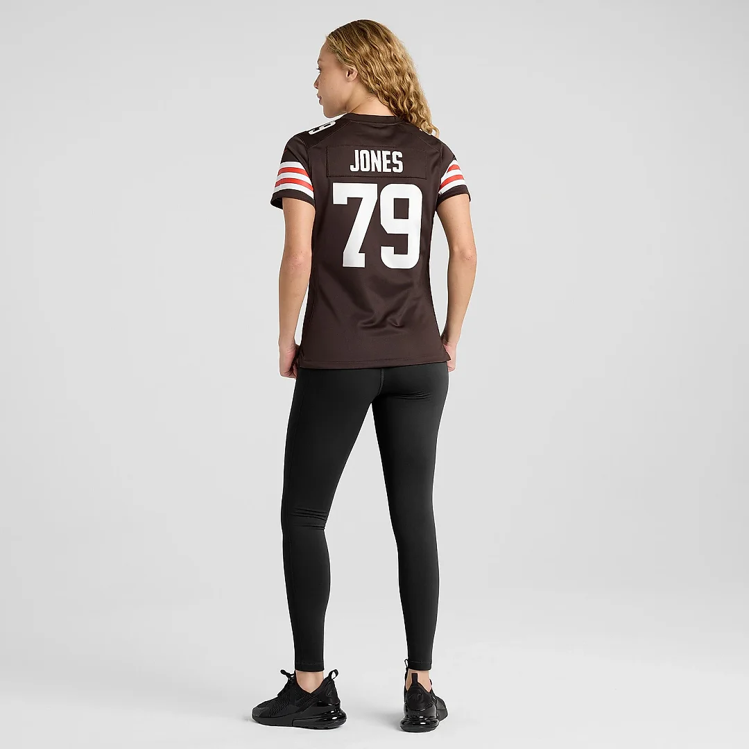 Zennovawear Women's Cleveland Browns Dawand Jones Brown Team Game Jersey