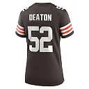 Zennovawear Women's Cleveland Browns Dawson Deaton Brown Game Player Jersey