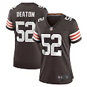 Zennovawear Women's Cleveland Browns Dawson Deaton Brown Game Player Jersey