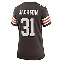 Zennovawear Women's Cleveland Browns Deon Jackson Brown Game Jersey