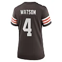 Zennovawear Women's Cleveland Browns Deshaun Watson Brown Player Jersey