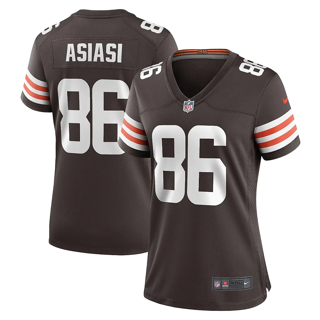 Zennovawear Women's Cleveland Browns Devin Asiasi Brown Game Jersey