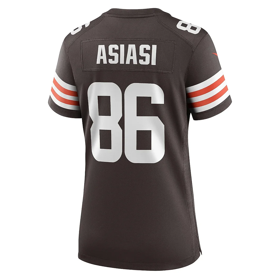 Zennovawear Women's Cleveland Browns Devin Asiasi Brown Game Jersey