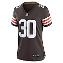 Zennovawear Women's Cleveland Browns Devin Bush Brown Game Jersey