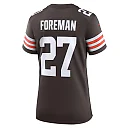 Zennovawear Women's Cleveland Browns D'Onta Foreman Brown Game Jersey