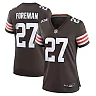 Zennovawear Women's Cleveland Browns D'Onta Foreman Brown Game Jersey