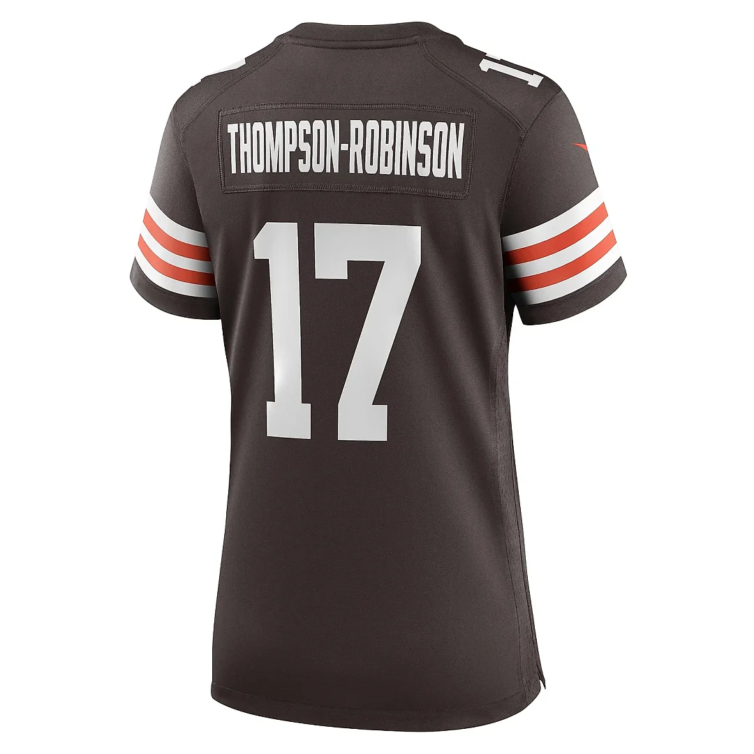 Zennovawear Women's Cleveland Browns Dorian Thompson-Robinson Brown Team Game Jersey