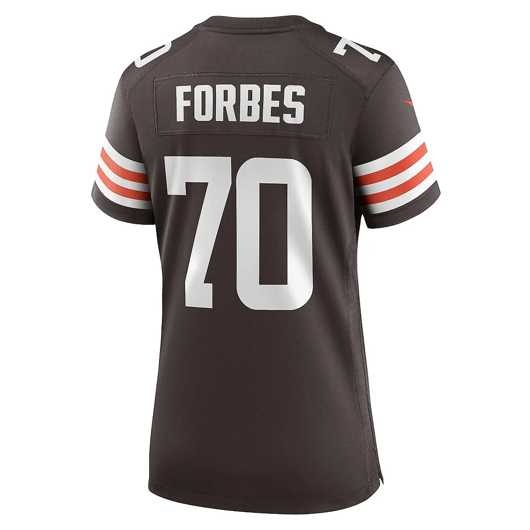 Zennovawear Women's Cleveland Browns Drew Forbes Brown Team Game Jersey