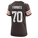 Zennovawear Women's Cleveland Browns Drew Forbes Brown Team Game Jersey